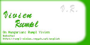 vivien rumpl business card